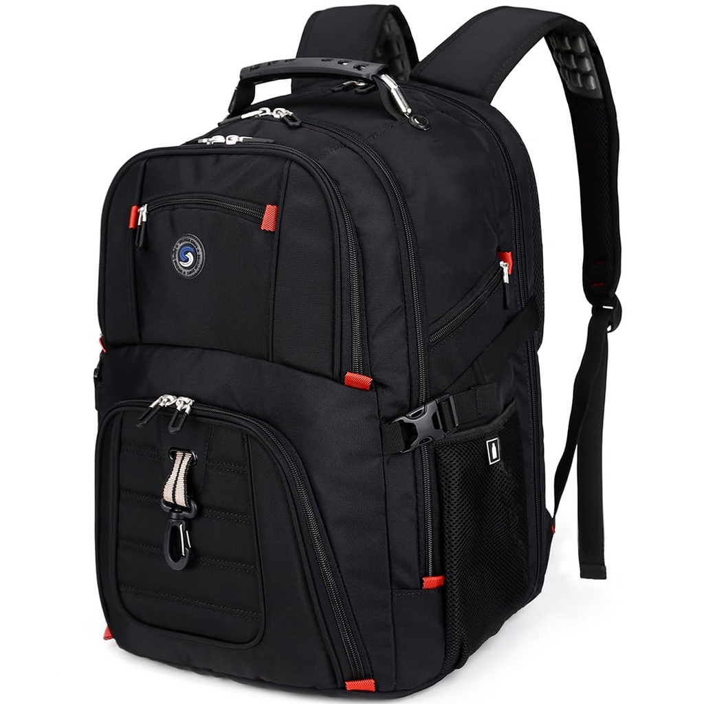 SHRRADOO Extra Large Travel Laptop Backpack for Men, Work College Backpacks
