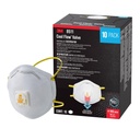 3M 8511 Paint Sanding Valved N95 Cool-Flow Respirator, 10-Pack