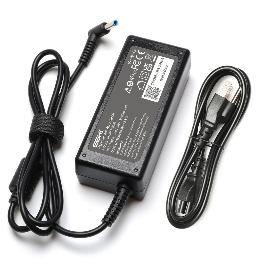 65W Laptop Charger for HP EliteBook 840 845 850 G3 G8 G6 G7 Charger