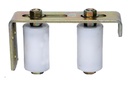 Heavy Duty Adjustable Sliding Gate Guide Closest Door Roller with Double Ball Bearing Nylon Wheels for Heavy Industrial Sliding Gates