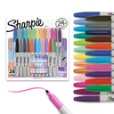 Sharpie Electro Pop Permanent Markers, Fine Tip, Marker Set, Assorted Colors, 24 Count - Coloring, Drawing, Art, Markers, Writing
