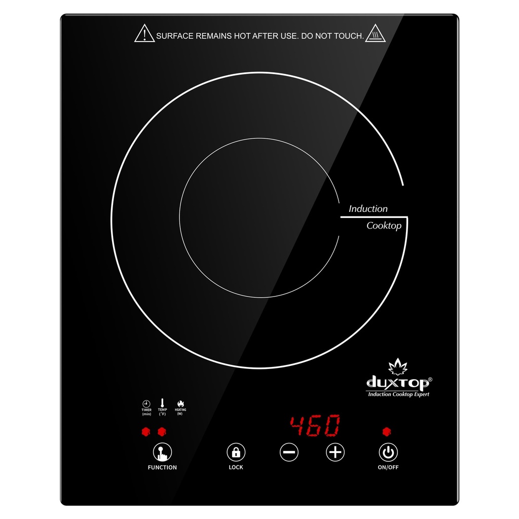 Duxtop Built-in Induction Cooktop, Portable Induction Burner 1800W 8600BI