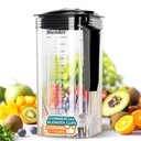 WantJoin Professional Commercial Blender Cups, ONLY for WantJoin K90 Blender Shield Quiet Sound Enclosure 2200W Industries Strong and Quiet Professional-Grade Power (Plastic)