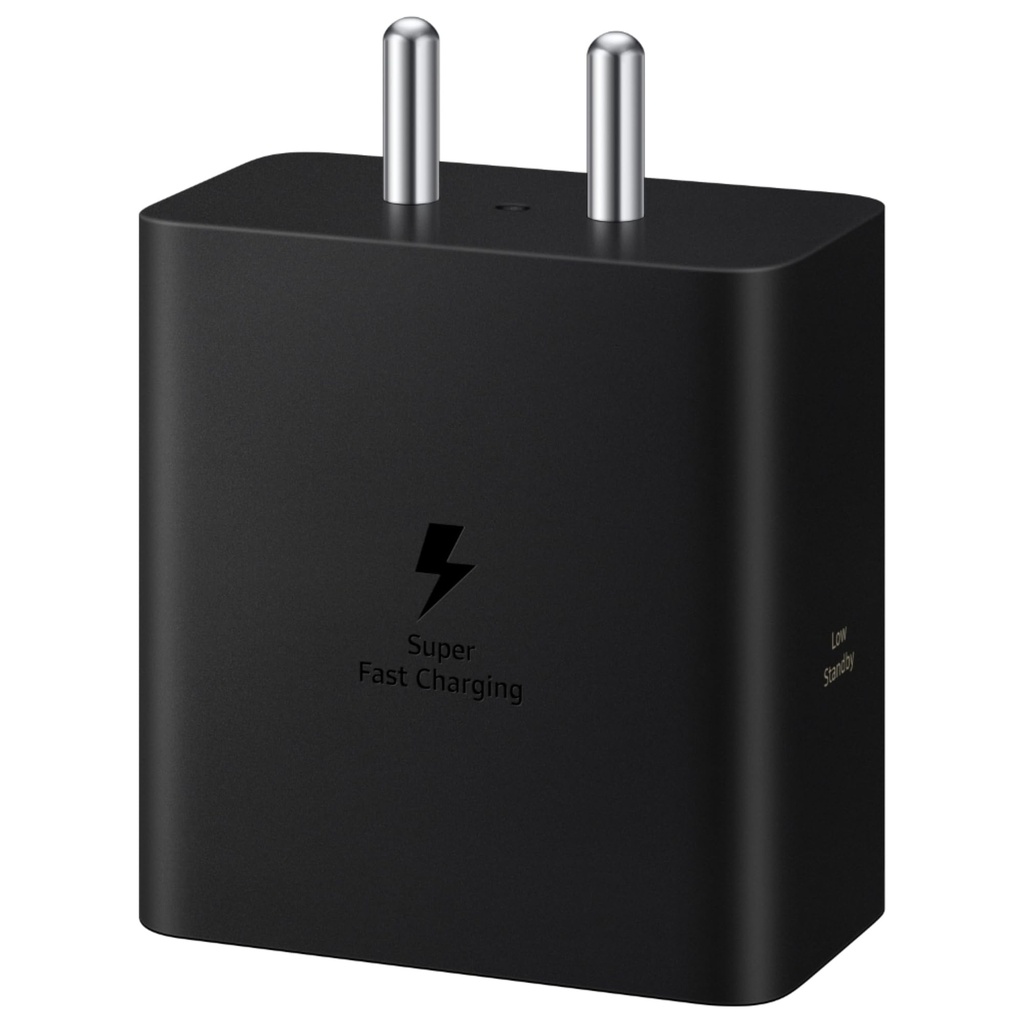 Samsung Original 60W Power Adapter (Black), GaN Fast Charging, USB Power Delivery 3.1, Universal Compatibility (Without Cable)