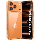 TheGiftKart Ultra-Hybrid Crystal Clear Back Case Cover for iPhone 17 Pro Max | Shockproof Design | Hard Back Cover Case for iPhone 17 Pro Max (PC & TPU, Transparent)