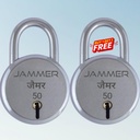 Jammer Round 50 Lock, 6 Lever, Small Size, Single Locking, Iron Body, Lock for Home with Key (Buy 1 Get 1, 2)