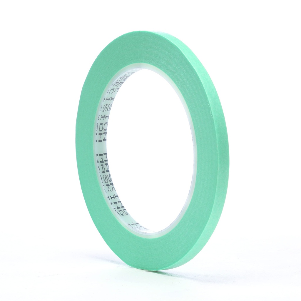3M Precision Masking Tape, 06525, 1/4" x 60 yds, Crisp, 1 Roll