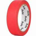 1 Pack Red Painters Tape - Masking Tape 1 Inch Wide - Multi-Surface, Smart Adhesion, Indoor & Outdoor - 90FT Total - Paint Tape for DIY, Labeling, Art, Car, General Purpose (#3910)