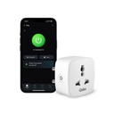 Qubo 10A Wi-Fi + Bluetooth Smart Plug | Energy Monitoring | Ideal for Small Devices Like TVs, Air Purifiers, Mobile & Laptop Chargers | Voice Control with Alexa & Assistant | From Hero Group