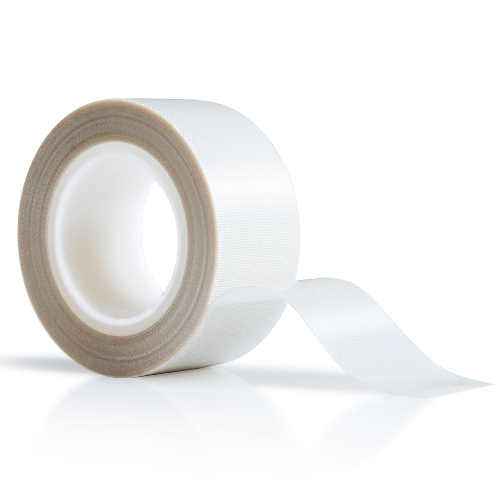 MEBMIK 1 Roll 1 Inch x 33 Feet Low Friction Drawer Slide Tape - Surface Protection for Drawer, Cabinet, Curtain, Furniture - White
