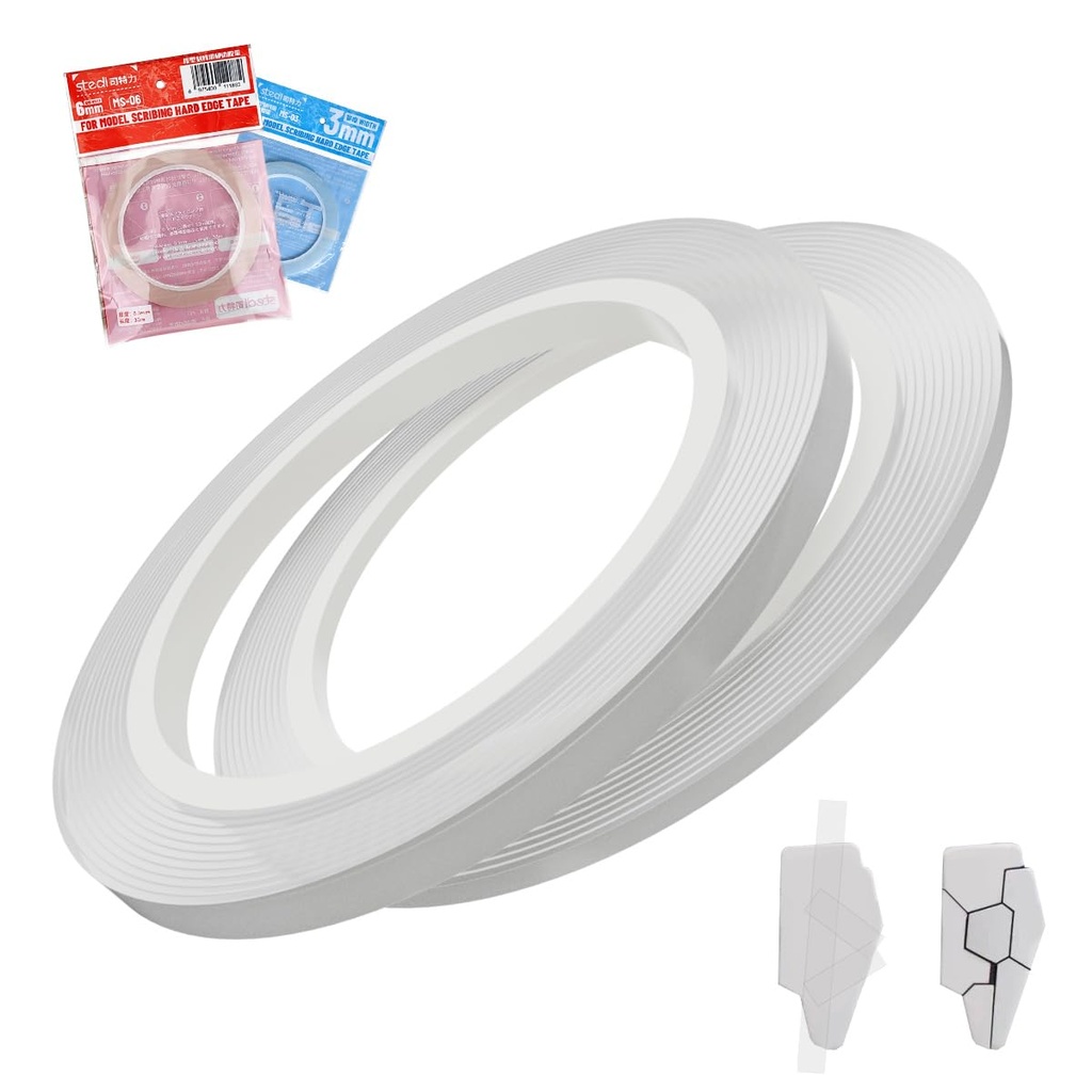 stedi Scribing Tape 2PCS Masking Tape 3mm 6mm for Panel Line Models