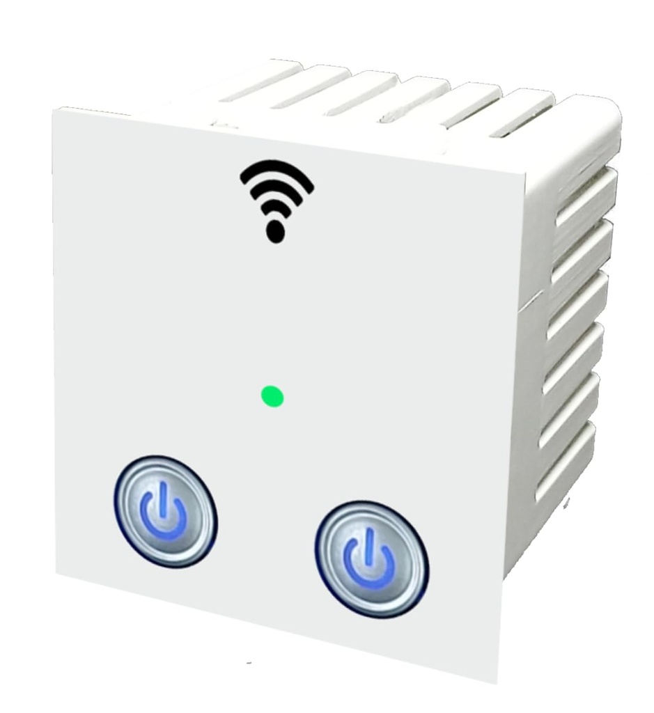 Smarteefi 2 Port WiFi Smart Switch, Modular, Voice/App/Manual Control, Scheduling, Countdown Timer, Compatible with Alexa & Home, 2 YEAR WARRANTY (2 Port)