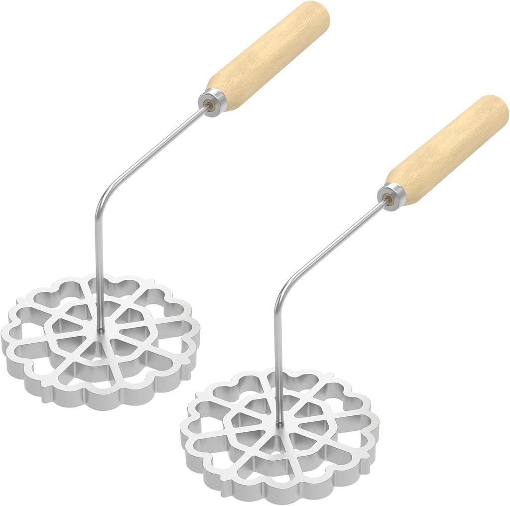 Bunuelos Mold with Handle Aluminum Bunuelos Mold Mexican 4.7 in Rosette Waffle Cookie Iron Mold Set Detachable Rosette Maker Funnel Cake Tool Mold for Kitchen Baking Cooking-Buñuelos de Viento Moldes