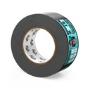Black Duct Tape Heavy Duty, Super Strong Sticky and No Residue Black Waterproof Duct Tapes, Multi-Use Duct Tapes for Packaging, Binding, Material Handling, 1 Roll (2 Inch x 30 Yards)