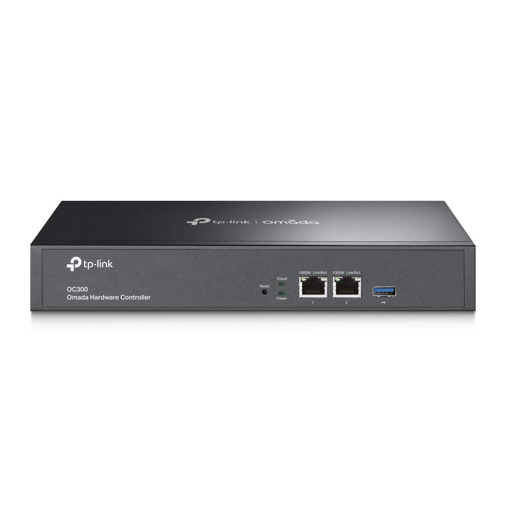 TP-Link Omada Hardware Controller | SDN Integrated | 2 Gigabit Port + 1 USB 3.0 Port | Manage Up to 500 Devices | Easy & Intelligent Network Monitor & Maintenance | Cloud Access & Omada App (OC300)