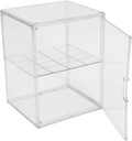 Bread Storage Acrylic Bread Box Double Layer Kitchen Countertop Organizer