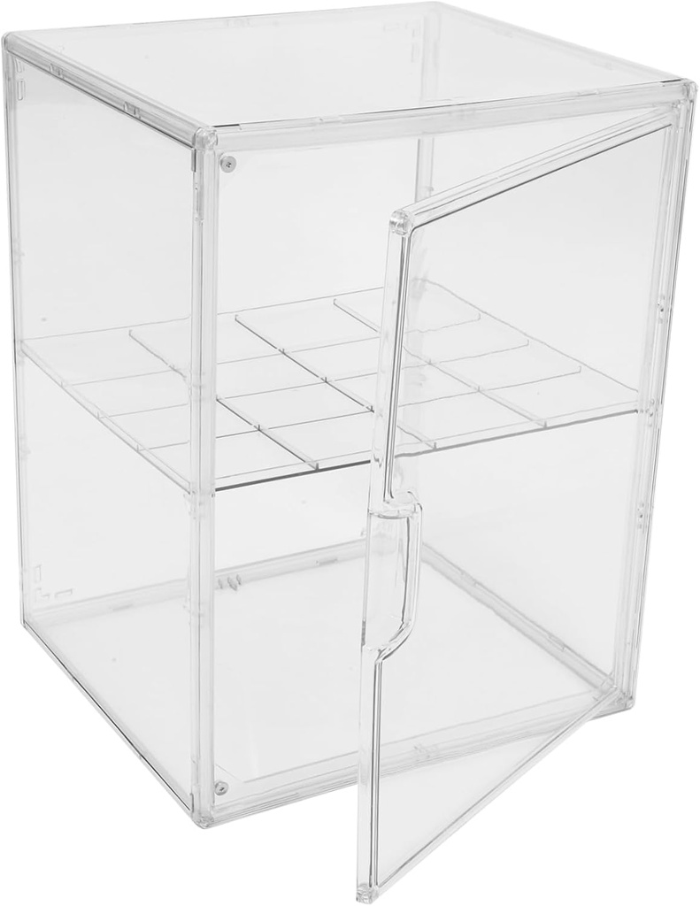 1layer Double-layer Kitchen Bread Box Clear Bread Storage Container for Countertop Space-saving Design for Home and Bakery Use