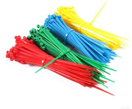 Excel Impex Multicolor Cable Tie| Nylon Wire Management Ties| Cable Zip Ties| Self Locking Ties| 2mm x 200mm - Set of 100