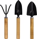 Mini Gardening Tools Set for Kids – 3 Pieces Garden Hand Tool Kit with Shovel, Trowel and Rake for Succulents, Potted Plants, Indoor & Outdoor Gardening