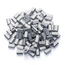 1/16 Aluminum Ferrules, Crimping Loop Sleeves 200PCS, Wire Rope Crimps