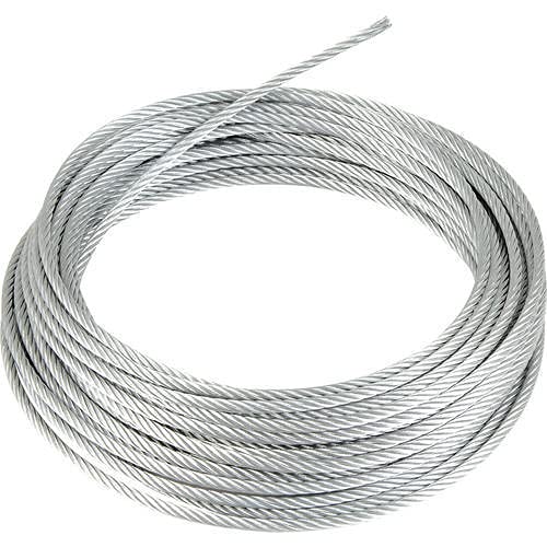 PK 2mm Dia. 15M Length Stainless Steel Wire Rope Cable for Hoisting