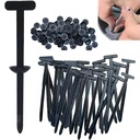 30Pcs Nylon Cable Tie Multipurpose Zip Tie Buckle Automotive Panel Retainer Ties Zip Ties Zipstring Wire Lock for Securing Cables or Small Panels Components Screw or Nuts Alternatives