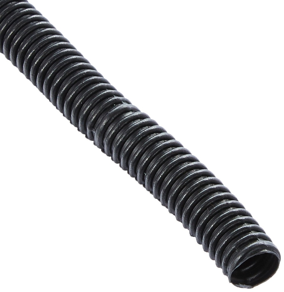 Electric Wire Protector 1/2 Dia Corrugation Split Loom Tubing Pipe 6.5Ft