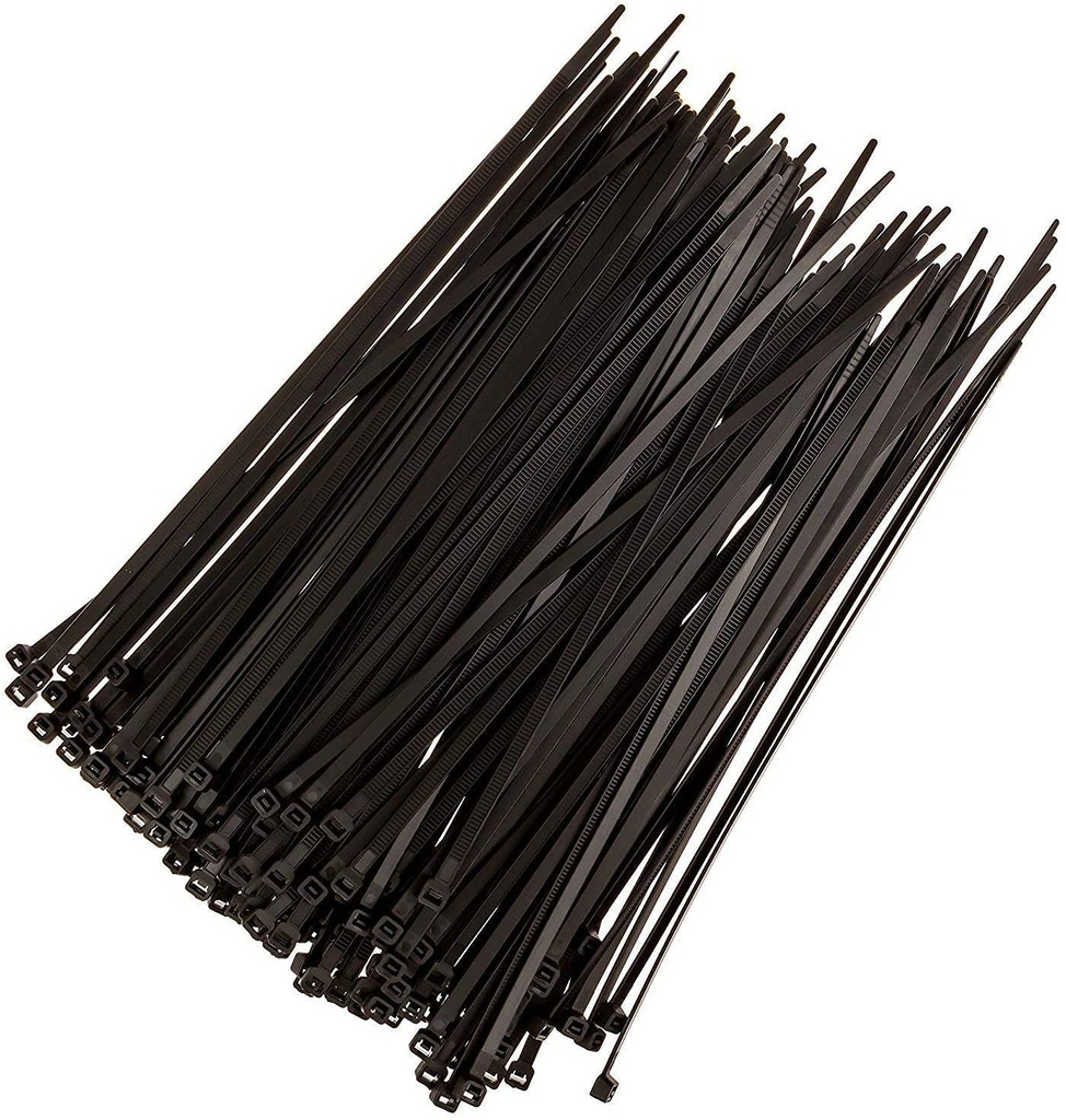 SCHOFIC Cable Zip Ties Heavy Duty 158 MM [Size 6.0 INCH], Ultra Strong Plastic [Polyamide] Wire Ties with 49 Pounds Tensile Strength, Nylon Tie Wraps with 3.6 MM Width (50, Black)