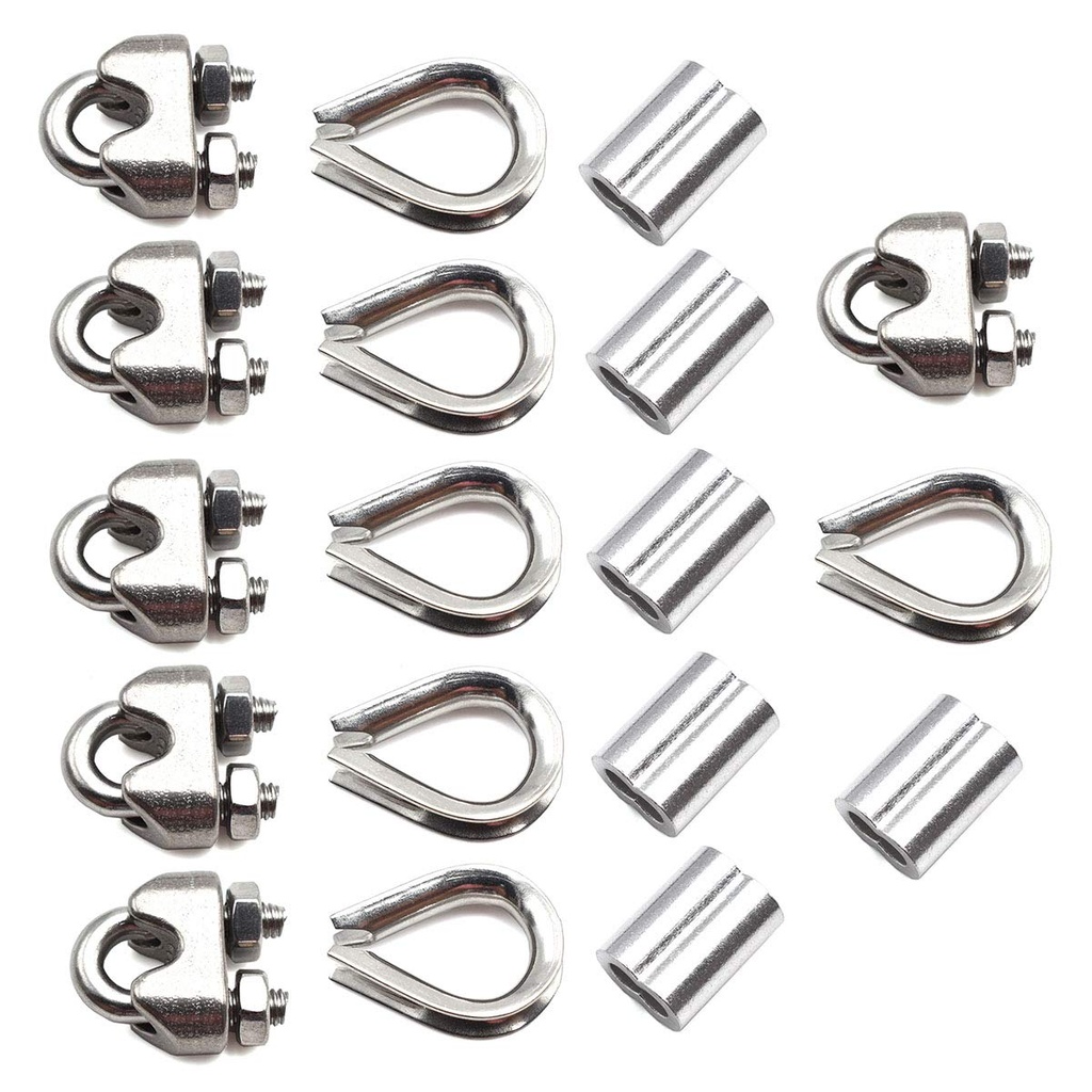 304 Stainless Steel Wire Rope Accessory Set