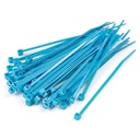 Electronic Spices 2.5mm X 150mm Blue Color Multi-purpose Self Locking Nylon 66 Industrial Grade Cable Tie Pack of 100pcs