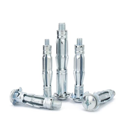 Rely®⇒VP INDUSTRIES (Pcs-10) M8 x65 mm Cavity Wall Anchor Fasteners Metal Heavy Duty| hollow wall anchor For concrete walls, solid, perforated or hollow bricks, natural stone & marble