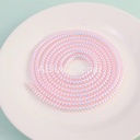 Cable Protector Metallic Finish Silicone Cable Saver, 1.5 Meters, Headphone Saver, Spiral Cable Wrap, Cord Protector, Compatible with Most Charging Cables, Headphone & Other Cables (Pink)