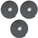 Cable Protector | Spiral Triple Color 3 Pcs 1.5 Meters Cable Cord Charger Protector Saver Winder 3 Pcs Compatible with iPhone/Android/Computer Cables/Chargers (Pack of 3 Pieces)