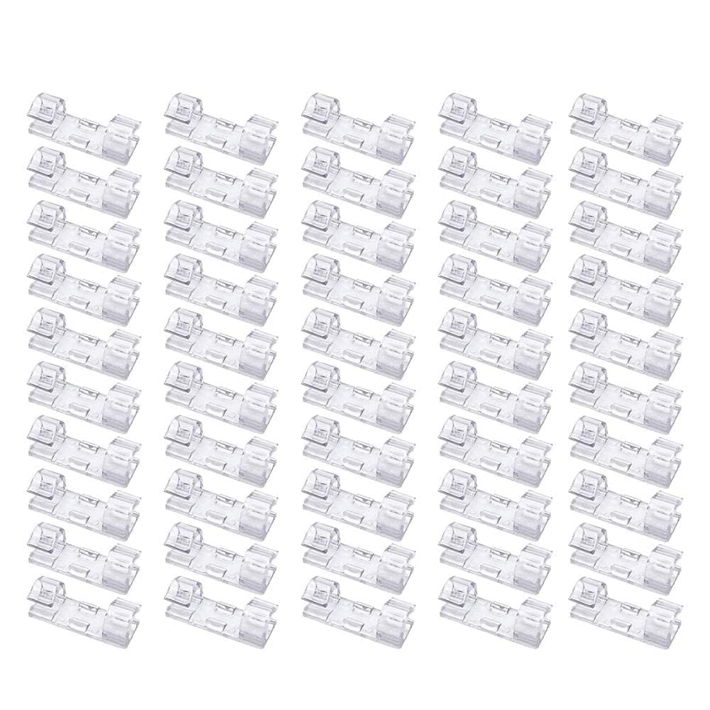 20Pcs Self Adhesive Cable Management Clips, Cable Organizers Sticky Wire Clips Cord Holder for TV PC Laptop Ethernet Cable Desktop Home Office