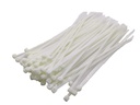 CRAFTSFY 100 Pcs 6" in Cable Ties 150 Mm White Nylon Cable Tie Zip Wire Organiser Ties Premium Nylon Self Locking Cable Tie (White)(150 x 2.5 MM)
