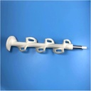 One Long Stirring Rod Agitator Shaft Fitting Spare Part Compatible for BKN Soft Serve Ice Cream Machines Outer Diameter 8.4cm