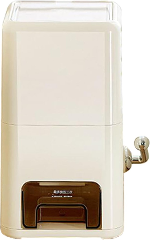 Rice Bucket, Food Dispenser Container, Pantry Rice Container, Multi Purpose Storage, Easy Access Lid, 15.6x15.6x27.5cm, Suitable For Beans, Flour Or Pet Food