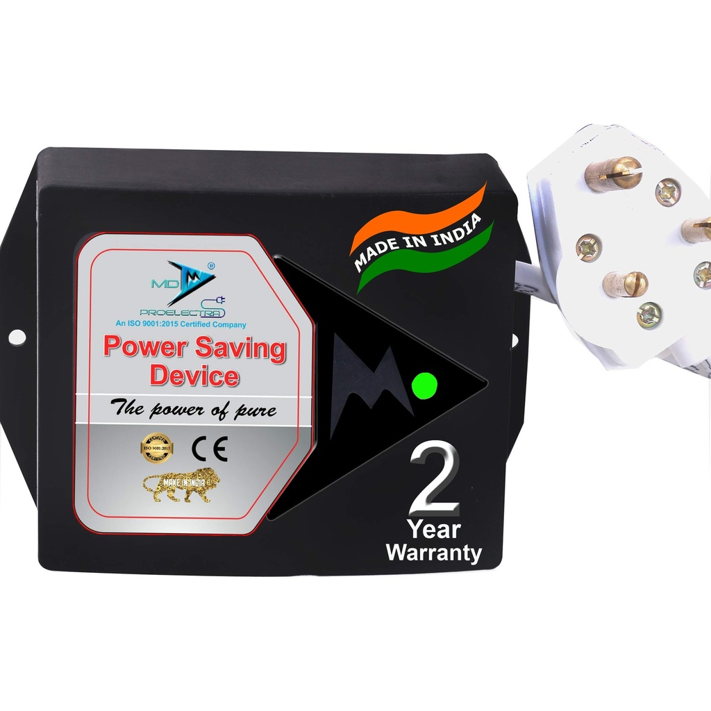 MD Proelectra (MDP04) - Power Saver (5KW) - New Updated Electricity Saving Device (Electricity Saver) for Residential and Commercial - Made in India