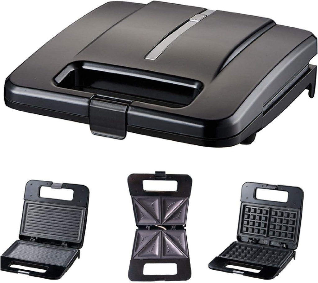 Waffle maker , Multifunctional Electric Mini Sandwich Makers grilling Panini plate Waffle toaster breakfast machine barbecue oven