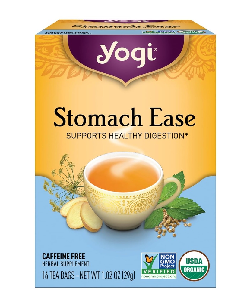 Yogi Tea, Stomach Ease, 16 Count