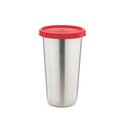 SIGNORA WARE Stainless Steel Tumbler, 500 ml, Red, Crack Resistant, Spill Free, Compact Design for Home, Office, Outdoor Activities, and Sporting Events