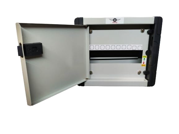 DeHM MCB Box double door with PVC Enclosure with Cover Against water Splash (10 Way)