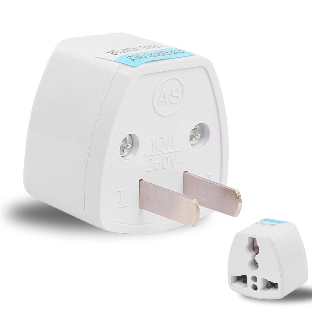 India to USA Converter Plug | Travel Adapter 1-Pack: Universal Type A Plug Adapter for US, Canada, Mexico, Japan, Thailand | for Indian Decices | Compatible with Laptop, Camera, Chargers (10A 250V)