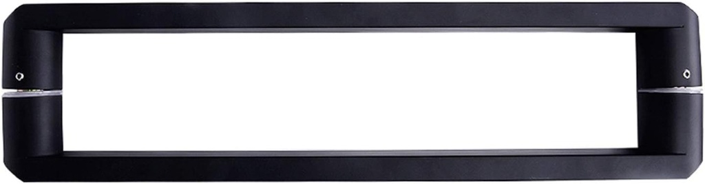 Replacement Shower Glass Door Handle, Black Pull Push Door Handle Sets, Hole-to-Hole Installation/600Mm