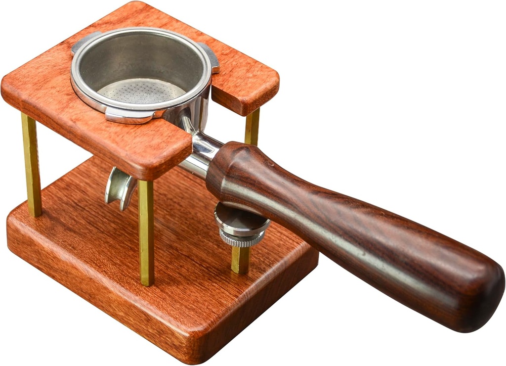 NEOUZA Coffee Tamping Station, Portafilter Stand Holder, Fits Most Espresso Machine，Adjustable Height (58mm)