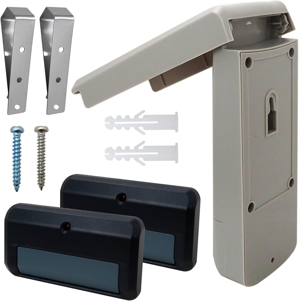 891LM Garage Door Keypad & 2pcs Opener Remote Fit for Craftsman Red/Orange Learn 139.53982, 139.53985, 139.5399, 139.53991, 139.53992, 139.53995