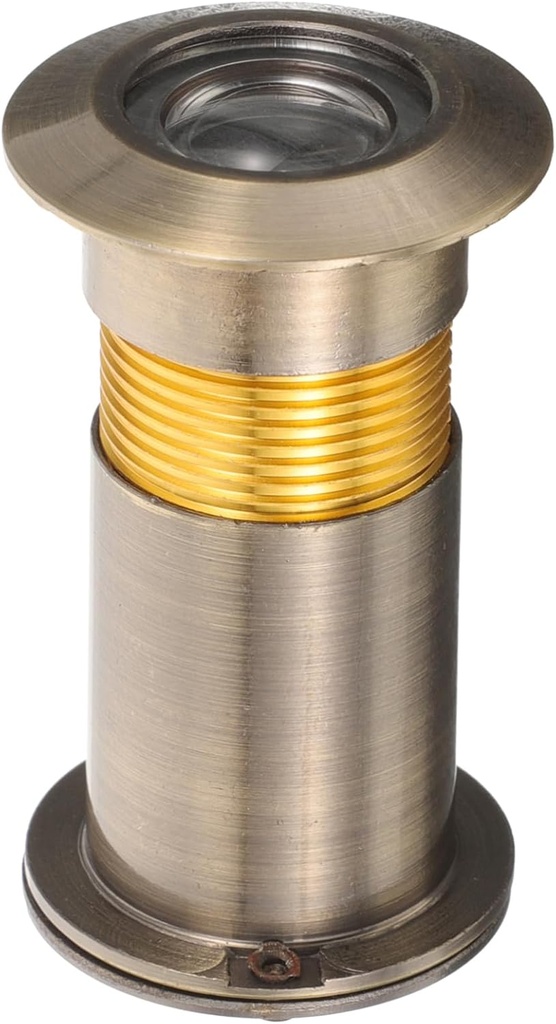 Adjustable Door Peephole Viewer Glass Lens Security Cover for Residential and Commercial Buildings Wide Angle Easy Installation