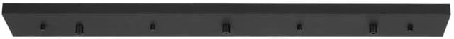 Generation Lighting 7449603-112 Accessory - 36 Inch 3 Port Linear Canopy, Midnight Black Finish