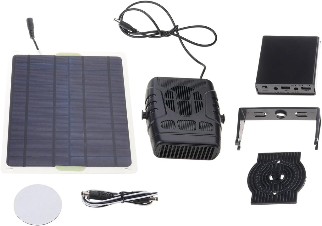 Solar Power Heater Compact Size For Greenhouses And Chicken Coops Outdoor Heating Gear Compact Solar Heater