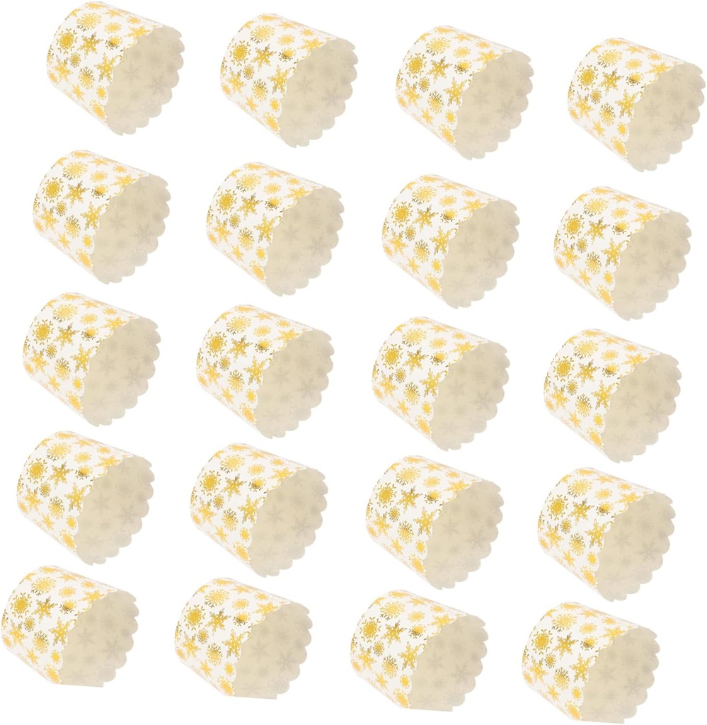 50pcs Decorative Cake Cups Assorted Cupcake Wrapping Cups for Weddings Birthdays and Parties Made from Safe Materials for Diy Baking and Dessert Decoration